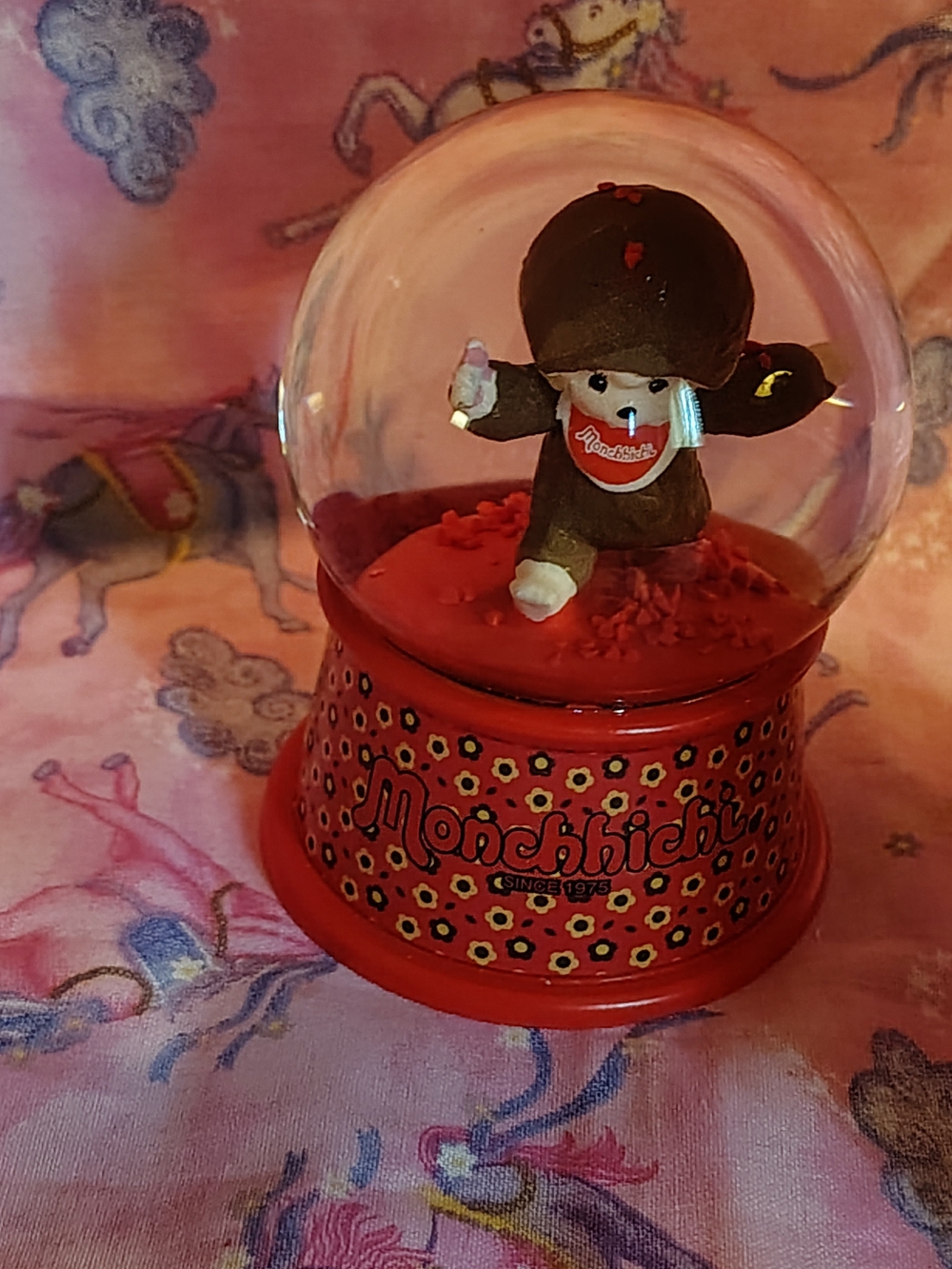 Monchichi Miniature Snow Globe